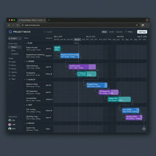 Диаграмма Ганта